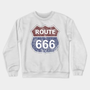 Get Your Kicks On Route 666 Crewneck Sweatshirt